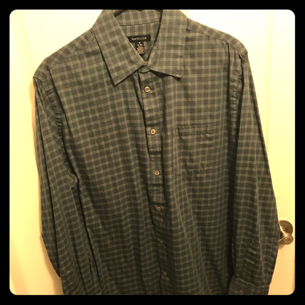 Van Heusen Classic Fit, Plaid Button Down Shirt